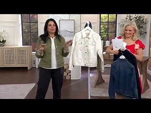 AnyBody Classic Denim Jacket on QVC