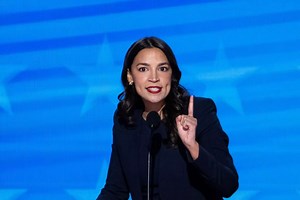 AOC asks constituents why they split their tickets for Trump