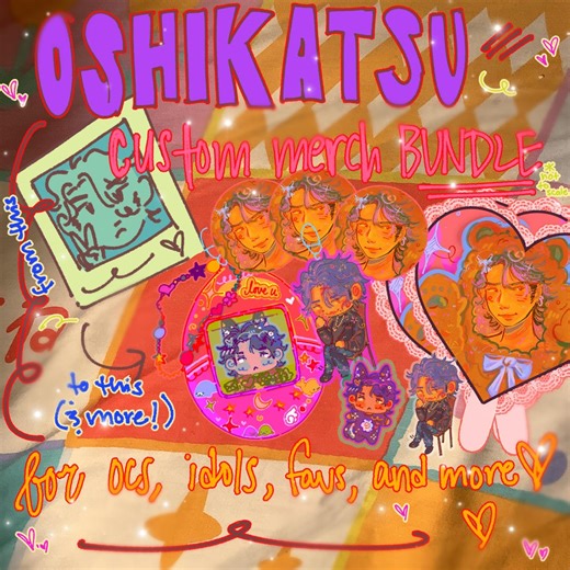 Custom Oshikatsu Ita Bag Merch Bundle Commission - Etsy