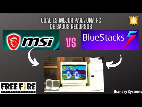 🧐💻MSI 4.80 vs BLUESTACKS 5 ..¿CUAL ES MEJOR PARA UNA PC DE BAJOS RECURSOS ?.. TEST DE RENDIMIENTO
