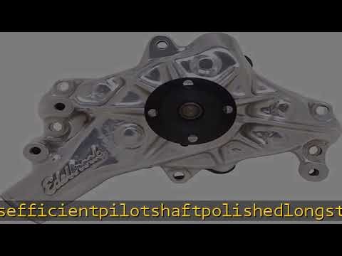 Edelbrock 8821 Polished Long Style Victor Series Mechanical Water Pump