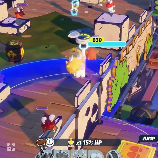Castle Chaos in ONE Turn 🏰🏃 – Mario + Rabbids: Rayman in the Phantom Show