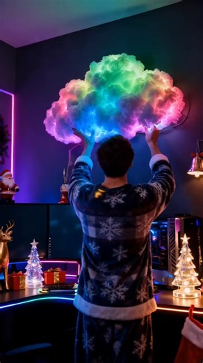 ✨ Bring the Storm Inside & Light Up Your Space!​ The magical USB-powered cloud that fills your room with dreamy lightning, no storm required. 🌩️ Realistic Lightning Effect – Soft, flickering LEDs create a calming thunderstorm glow. 🔌 USB Powered – Plug into any USB port, no outlets needed. ☁️ Fluffy Cotton Cloud – Handcrafted, soft, and cozy. 🧩 DIY Assembly – Build your cloud in under 10 minutes, no tools required! 🛋️ Perfect For: Home Decor Lovers – Create a magical space Party Planners – S