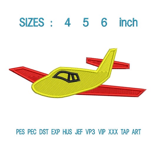 Airplane Embroidery Design Mini Sizes | Aviation Pilot Travel Aircraft Machine File Download 4to6 Inches - Etsy Canada
