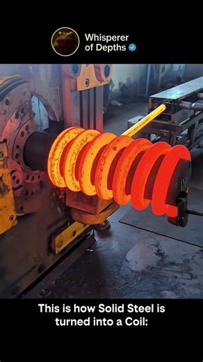 This is how Solid Steel is turned into a Coil: