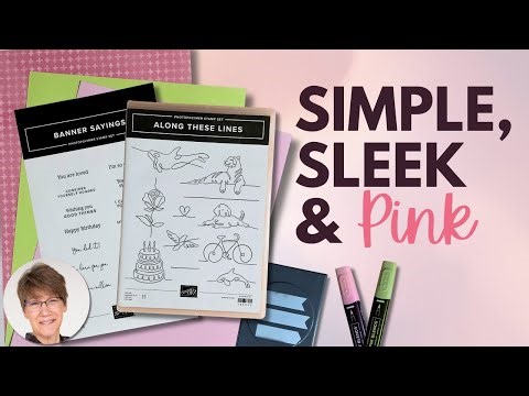 Sweet, Seamless Simplicity: Along These Lines DIY Card