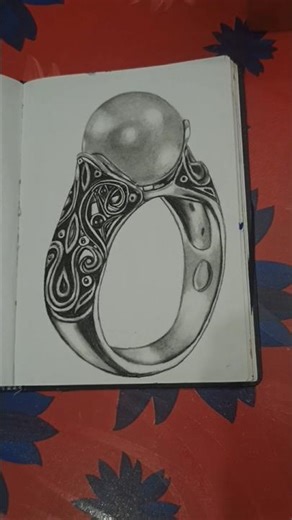 realistic ring drawing #drawing#artist#ring