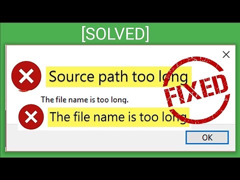 filename too long cannot rename | filename too long windows 7,8,10| path too long error |