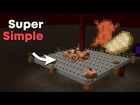 Minecraft 1.21 Best Hoglin/Porkchop Farm Tutorial
