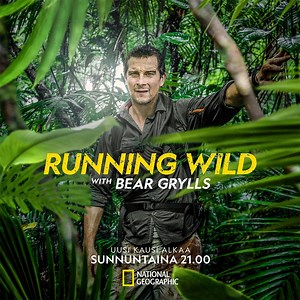 Selviytyjä Bear Grylls palaa luontoon joidenkin Hollywoodin rakastetuimpien julkkisten kanssa. Uusi vieras aina Marvelin supersankarista palkittuun viihdyttäjään liittyy joka viikko Bearin seuraan maailman hurjimpiin paikkoihin matkalle, jossa ei jarrutella. Yhdessä heidän on käytettävä selviytymiskonsteja yrittäessään pärjätä kaikkein vaikeimpien haasteiden kanssa. RUNNING WILD WITH BEAR GRYLLS uusi kausi alkaa sunnuntaina 21.00 | National Geographic TV Suomi