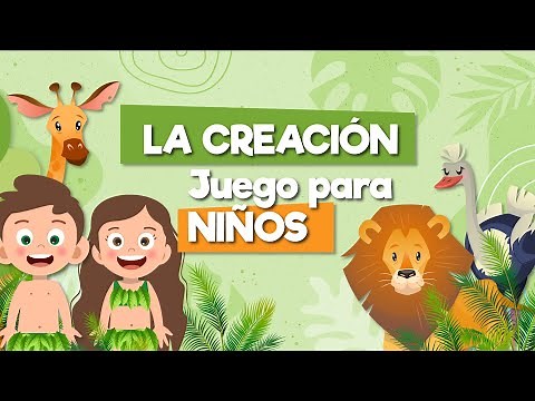 LA CREACIÓN PARA NIÑOS 🌎 (Juego interactivo con aprendizaje)