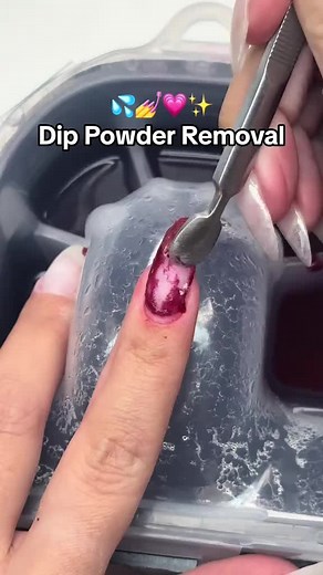 Dip Powder Removal Tutorial for Beginners