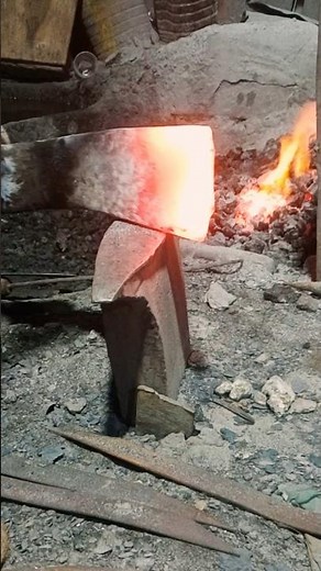 Axe Repair by Blacksmith 👍 Restoring an Old Axe with Hammer Forging 👍 #handmade #craft #skills