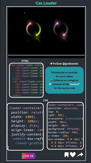 How to Create CSS Loader Animation | HTML & CSS Beginner Project | CSS Tutorial