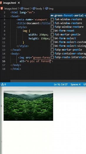 Important Use of Alt Attribute of Image Tag in HTML #coding #frontendcourse #shots #css #html