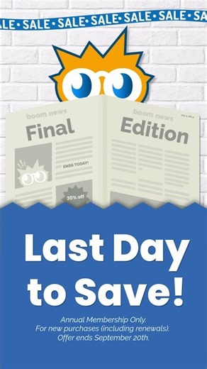Last day to save!