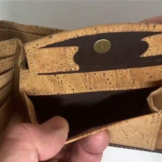 Beautiful Designer Cork Wallets Holders by Assisi Style - 3rd or 5th Anniversary Gift for Vegans