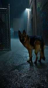 " A German Shepherd Blocked His Patrol Car in the Dead of Night and Refused to Move. When the Officer Finally Followed the Dog into the Rain, He Uncovered a 2-Year-Old Secret That Would Topple the Entire City. Rain had just started to fall when the patrol car turned onto the empty stretch of Westridge Avenue. The glow from the dashboard cast cold blue reflections on Officer Allaric Voss’s sharply defined cheekbones. At 42, Allaric carried the air of someone who had seen just enough of life to sp