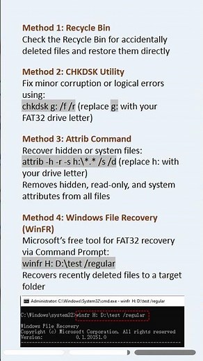 FAT32 Data Recovery Freeware | Quick Recovery Guide #fat32