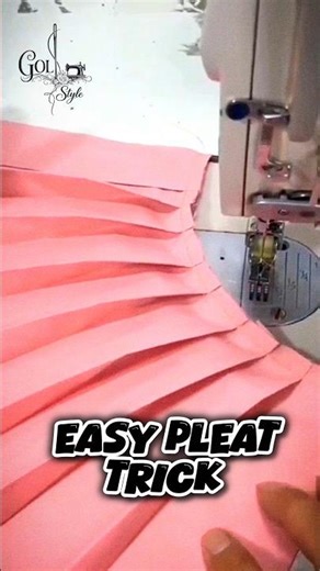 Easy Skirt Pleats on Any Fabric! Genius Cardboard Trick Saves Hours💥#sewing #trending #diy