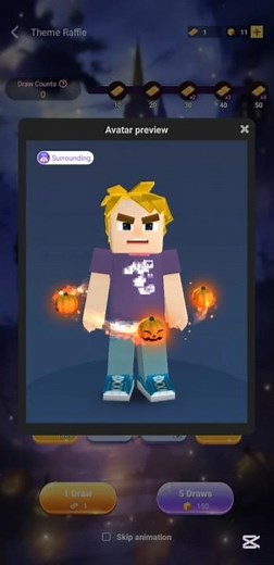 NEW HALLOWEEN THEME RAFFLE🎃🔥 #blockmango #bedwars #funny