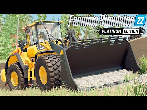 Operating Our New Wheel Loader | The Kids | Farming Simulator 22 - Episode 11
