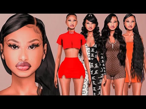 Sims 4 CAS - Baddie CC FOLDER | CC Folder & SIM DOWNLOAD