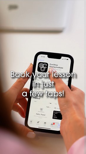 ECO Drive Driving Institute on Instagram: "Book your driving lessons in seconds! No more long queues - just tap, book, and get behind the wheel. - Easy booking - Flexible schedules - Hassle-free experience Download the Eco Drive app now and start your journey today! #EcoDrive #RoadReady #DrivingGoals #Dubai #DrivingSchool"