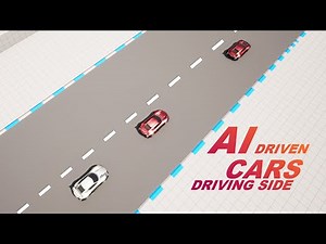 Unreal Engine 5 - AI Driven Cars #4 - Drive on Left/Right
