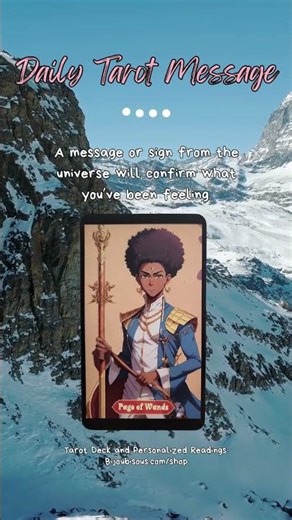 Page of Wands — “Divine Confirmation 🔥”