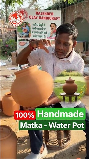 Mitti Matka | Summer Water Pots | Clay Water Pitcher | Summer Season Needs | Handmade Pottery #food
