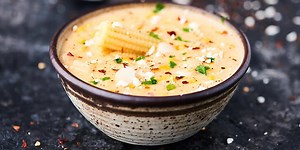 Easy Cheesy Corn Chowder Recipe - w/ Cream Cheese & White Cheddar