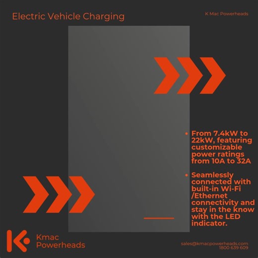 🚗⚡K Mac Powerheads: Smarter, More Powerful EV Solution. K Mac Powerheads Electric Vehicle Charging Cabin Range — designed to give your EV the edge with intelligent, efficient, and connected power control. 🔋 Powerful & Flexible: • Supports 7kW to 22kW operation for fast, adaptable cabin conditioning • Current limiting from 10A to 32A for smarter energy management 🕒 Custom Scheduling: • Program operation times to suit your parks peak times & maximize efficiency 🌐 Always Connected: • WiFi/Ether