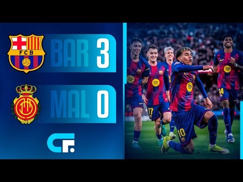 ✅ BARCELONA GOLEÓ 3-0 al MALLORCA y es MÁS LÍDER QUE NUNCA en la LIGA ESPAÑOLA