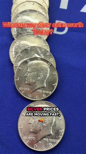 What are my US and Canadian Silver coins actually worth? For $3.99 I’ll send you an up to date price chart for the most common Silver coins. The chart shows silver from $50 to $100 so you can understand where silversprices have recent been, where silver prices are currently and what silver values look like as the price of silver advances. #silver #investment #finance #preciousmetals #trending