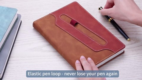 COMIX Lined Journal Notebook - 304 Pages 5.9" x 8.3" College Ruled Thick Journaling Notebook for Women & Men, Fits for Work, Diary, Travel, School, Business, Church, Hardcover, A5, Dark Green