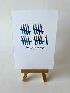 Birthday Card- Birthday Candles - Etsy Australia