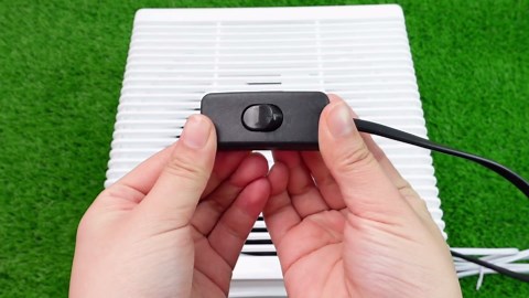 Gisafai 2 Pcs 8 Inch Reversible Exhaust Fan Window and Wall Mount Vent Fan Ventilation Extractor with Exhaust and Intake Exhaust Fans with Plug for Bathroom Kitchen Greenhouse Attic Garage Workshop