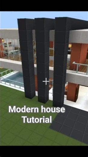 modern house Tutorial in lokicraft #gamingshorts #modernhouse #subscribe #share #smallcreator
