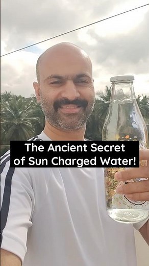Benefits of Sun Charged Water! #ancient #solar #water