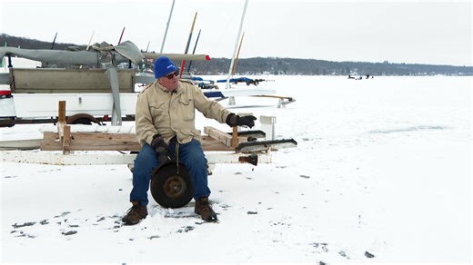I grew up in the Midwest, but this was my first introduction to ice boating. It’s just like sailing…except the water’s frozen and the boats glide on skates at highway speeds. | Noel Brennan