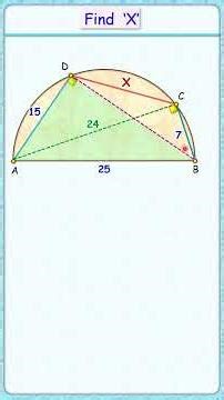 Interesting Qs - Find 'X' ....................... #education #maths #geometry #circle #212