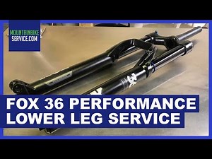 How to do a Fox 36 Performance lower leg service