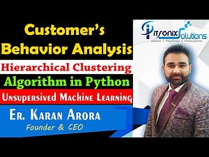 Customer Segmentation Using Hierarchical Clustering Machine Learning Algorithm in Python - Sklearn