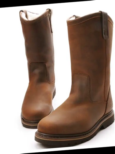 UNITYPUREMAX Goodyear Welted Mid-Calf Motorcycle Boots – Genuine Cowhide Retro Western Boots #GoodyearWelt #MotorcycleBoots #WesternBoots #CowhideLeather #creatorsearchinsights