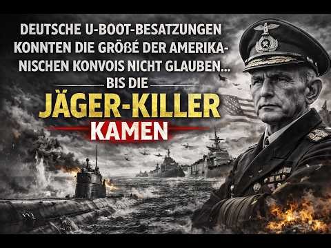German U Boat Crews Couldn’t Believe The Size Of American Convoys… Then The Hunter Killers Arrived