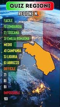 Guess the Italian Region in 3 Seconds! #quiz #geography
