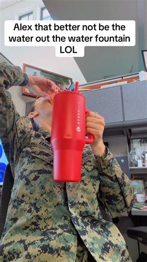 Marine Humor: Fountain Fun with Alexandra VanScoyk