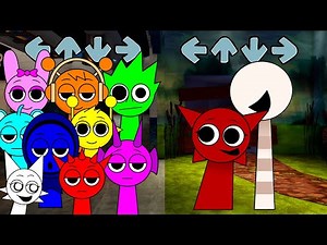 WYRUM & MROONA together Vs FNF Different Characters Sprunki Incredibox Sprunki (FNF Mod)