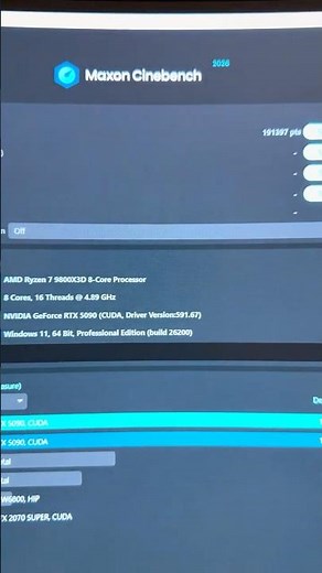 RTX 5090 Matrix Cinebench 2026 GPU Performance Score